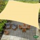 Πανί Σκίασης Τετράγωνο Ε220 180gr/m² Λευκό 3.6x3.6m Με Κρίκους