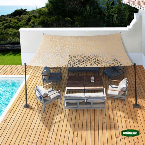 Δίχτυ Παραλλαγής 3x4m Μπέζ