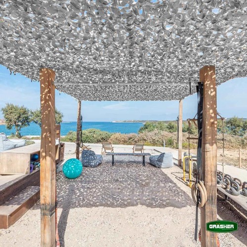 Δίχτυ Παραλλαγής 3x3m Γκρί