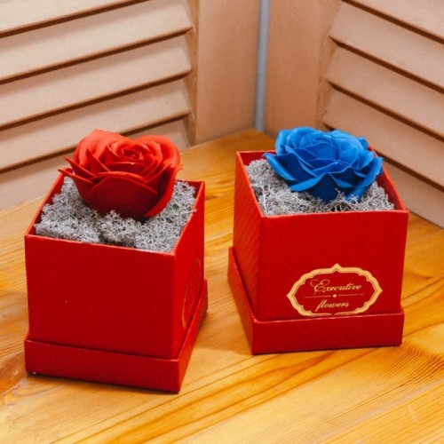 Love Roses σε μπλε & κόκκινο χρώμα