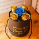 Golden Elegance – Πολυτελές Flower Box
