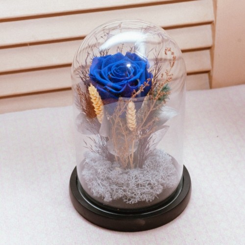 Blue Enchantment Glass Dome