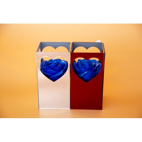Heart Duo – Μπλε Τριαντάφυλλα σε Καρδιές Αγάπης