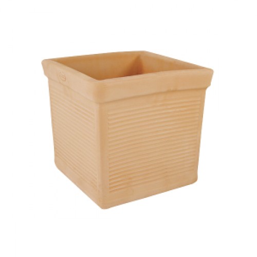 Γλάστρα Κήπου Τετράγωνη Terracotta 