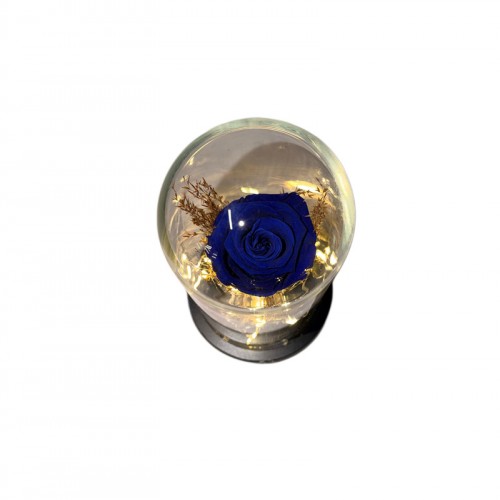 Φωτιζόμενη Καμπάνα Με Forever Τριαντάφυλλο