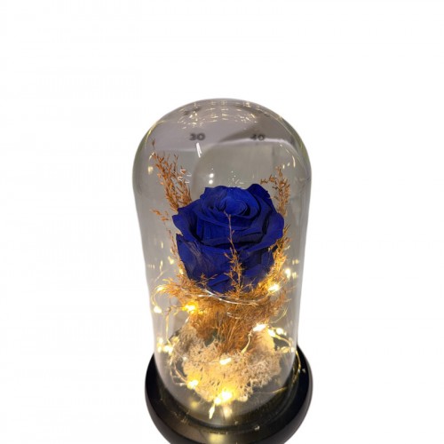 Φωτιζόμενη Καμπάνα Με Forever Τριαντάφυλλο