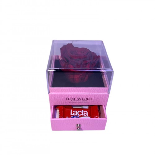 Forever Τριαντάφυλλο Σε Τετράγωνο Θόλο