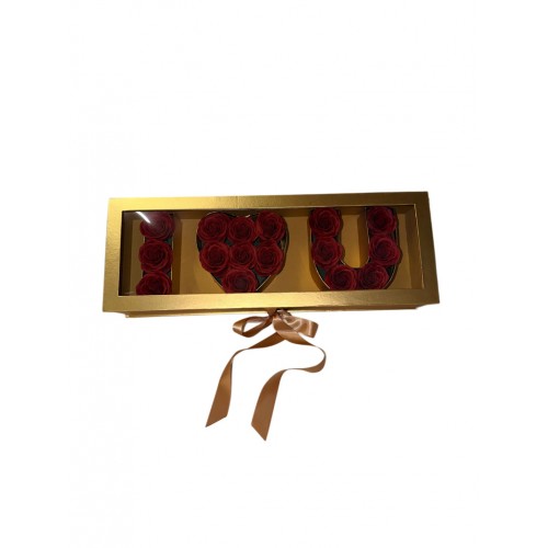  I ❤️ U Flower Box.