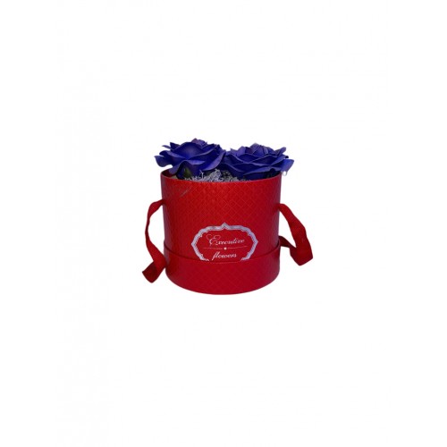 Πολυτελές Flower Box Με Αρωματικά Τριαντάφυλλα Σαπουνιού