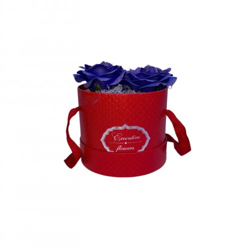 Πολυτελές Flower Box Με Αρωματικά Τριαντάφυλλα Σαπουνιού