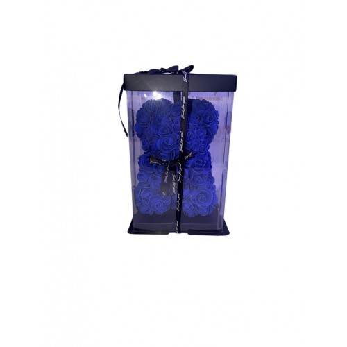 Rose Bear Μπλε Αρκουδάκι Από Τριαντάφυλλα