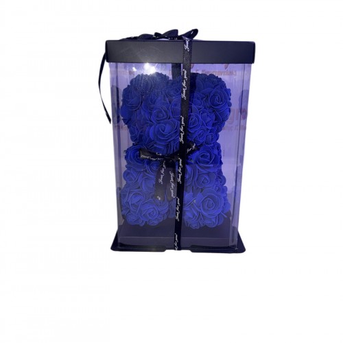 Rose Bear Μπλε Αρκουδάκι Από Τριαντάφυλλα