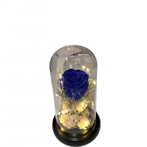 Φωτιζόμενη Καμπάνα Με Forever Τριαντάφυλλο