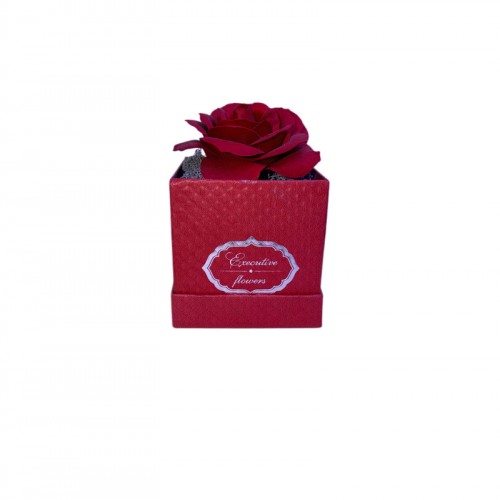 Κόκκινο Κουτί Με Αρωματικό Τριαντάφυλλο