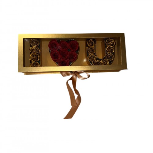  I ❤️ U Flower Box