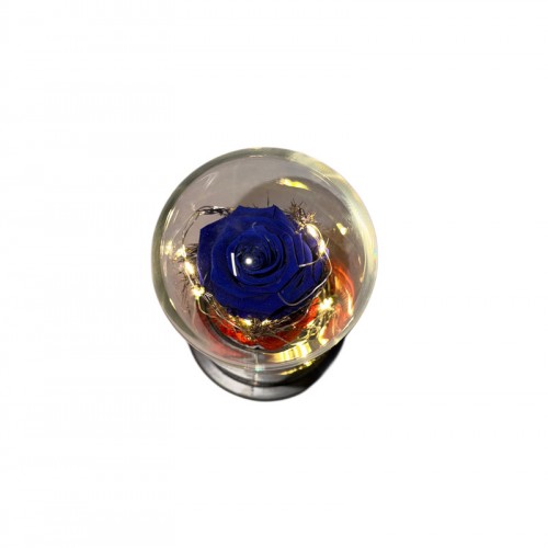 Φωτιζόμενη Καμπάνα Με Forever Τριαντάφυλλο