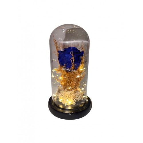 Φωτιζόμενη Καμπάνα Με Forever Τριαντάφυλλο