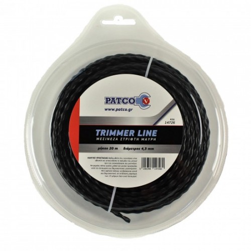 ΜΕΣΙΝΕΖΑ ΣΤΡΙΦΤΗ ΜΑΥΡΗ D 3.9mm x 25m 