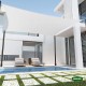 Πανί Σκίασης Τετράγωνο Ε220 180gr/m² Λευκό 3.6x3.6m Με Κρίκους