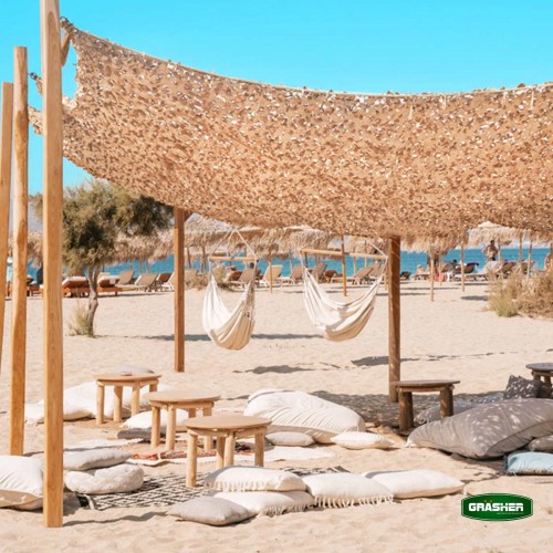 Δίχτυ Παραλλαγής 2x3m Μπέζ 