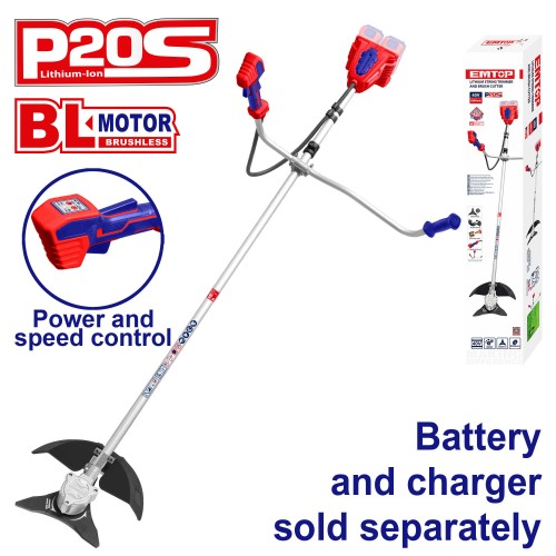 ΘΑΜΝΟΚΟΠΤΙΚΟ ΕΠΑΝΑΦΟΡΤΙΖΟΜΕΝΟ 40V-Li BL SOLO** (ELMR20018)  EMTOP
