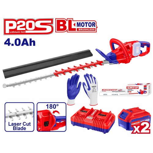 ΕΠΑΝΑΦΟΡΤΙΖΟΜΕΝΟ ΨΑΛΙΔΙ ΜΠΟΡΝΤΟΥΡΑΣ 40V-Li BL (2x4,0AH)  (ELHT400282)  EMTOP