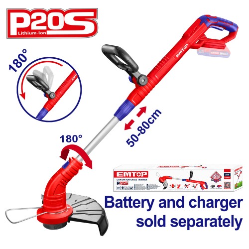 ΧΛΟΟΚΟΠΤΙΚΟ ΕΠΑΝΑΦΟΡΤΙΖΟΜΕΝΟ 20V-Li SOLO** (ELGT20018)  EMTOP