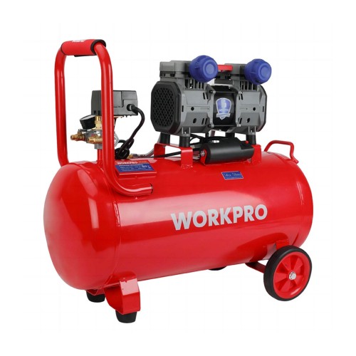 ΑΕΡΟΣΥΜΠΙΕΣΤΗΣ 40L 1350W ΕΠΑΓΓΕΛΜΑΤΙΚΟΣ (ΧΑΜΗΛΟΥ ΘΟΡΥΒΟΥ) WP425002 WORKPRO (PROFI)