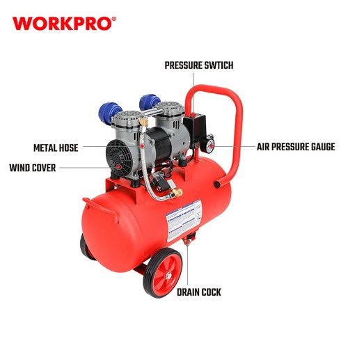 ΑΕΡΟΣΥΜΠΙΕΣΤΗΣ 24L   800W  WP425001 WORKPRO